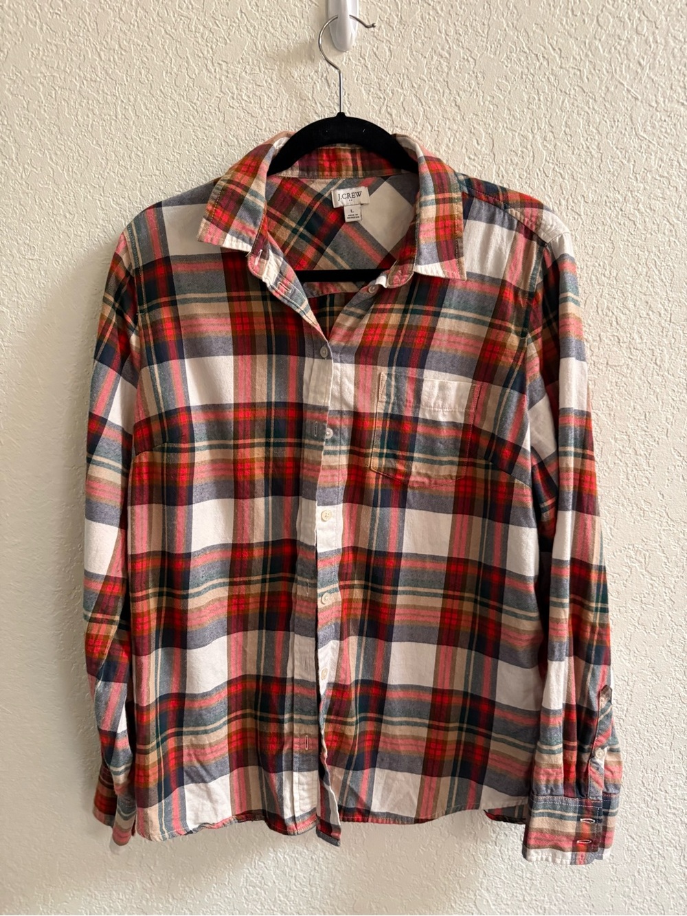 J. Crew Factory Plaid Button-Down Shirt